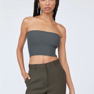 Babaton Sculpt Knit Cropped Tube Top